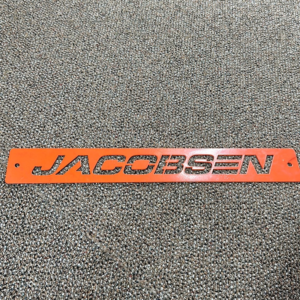 Jacobsen mower sign